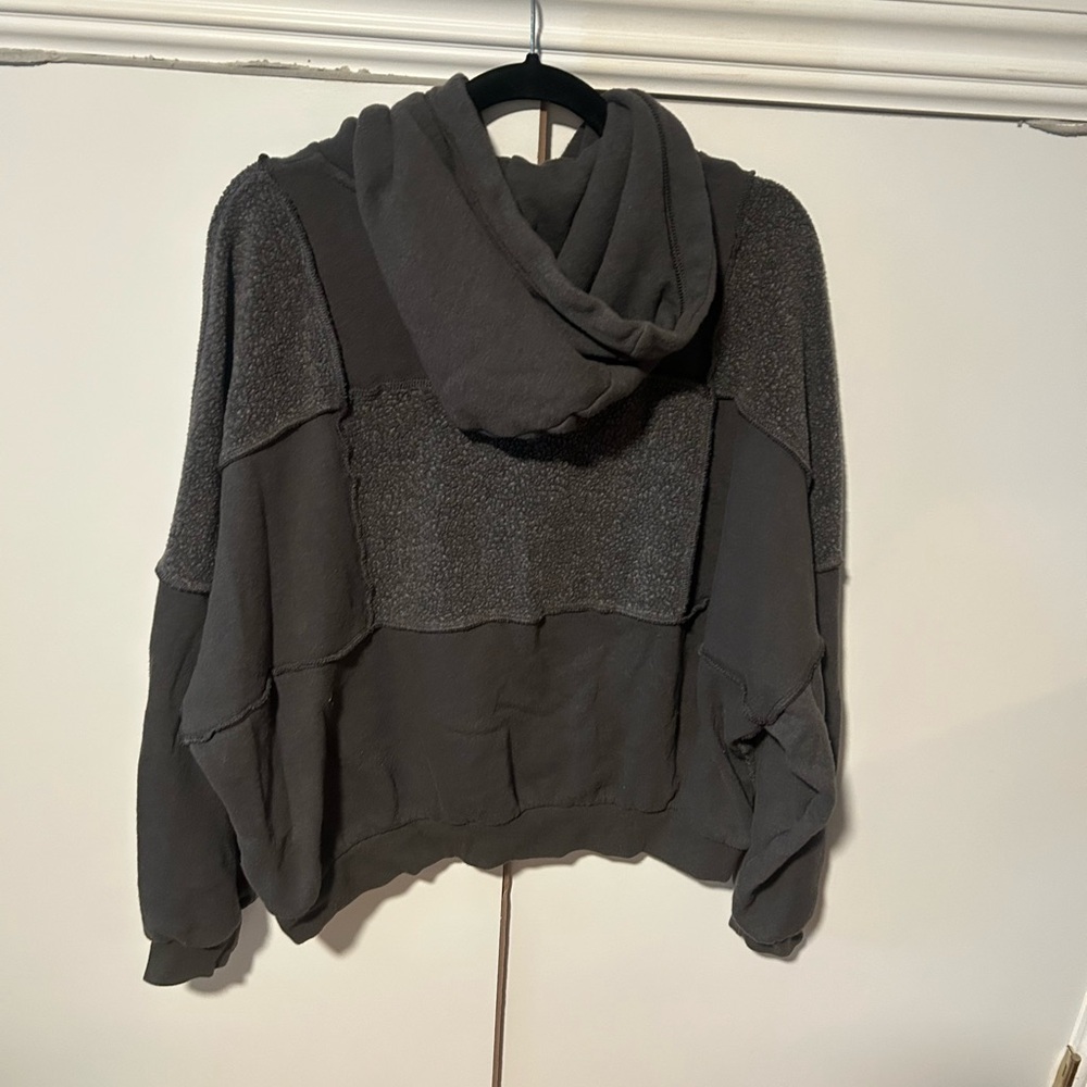 Women's Gray Hooded Sweater